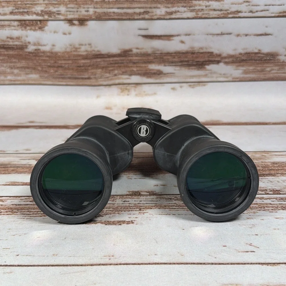 Bushnell 13-1250 12x50 Wide Angle Porro Prism Binoculars Case Strap Hunting Bird